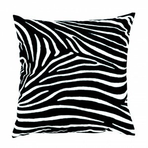 Štvorcový vankúš Zebra