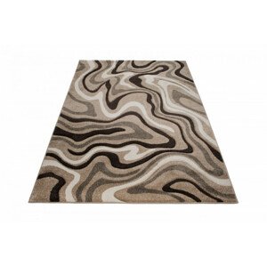 Koberec Sumatra C301B 3D Contour Cut tmavo béžový