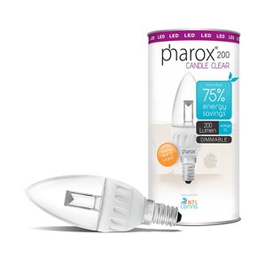 LED žiarovka Pharox 200 Candle Clear E14 3,5W