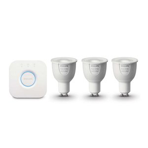 Štartovacie balenie LED žiarovky Philips HUE 6,5W GU10, 3 ks