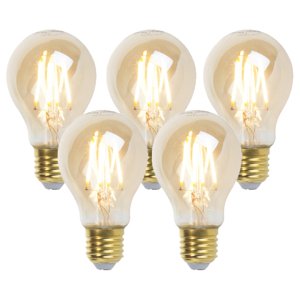 Sada 5 stmievateľných LED žiaroviek Goldline 5W 380lm 2200K