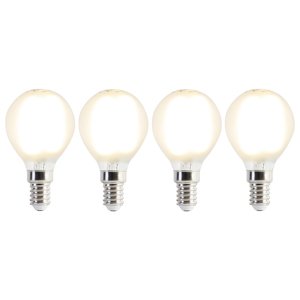 Set van 4 E14 LED lamp P45 mat 3,5W 360 lm 2700K