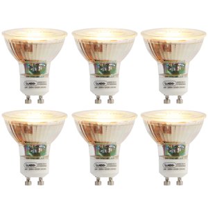 Sada 6 ks GU10 LED svietidiel 3W 200 lm 2200K