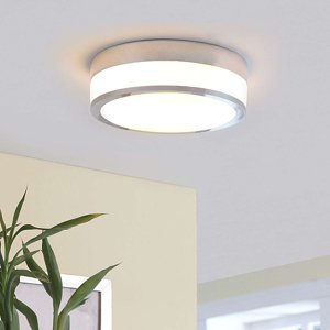 Moderné stropné svietidlo chróm 23 cm IP44 - Flavi