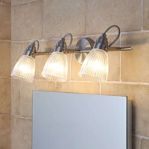 Vidiecka nástenná lampa oceľ vrátane G9 3-žiarovka IP44 - Kara