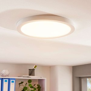 Modern ceiling lamp round white incl. LED 3-step dimmable - Solvie