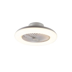 Stropný ventilátor biely 55,5 cm vrátane LED stmievateľný s diaľkovým ovládaním - Clima