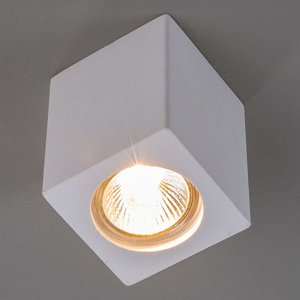 Moderne plafondspot wit gips - Anelie