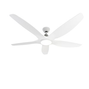 Moderný stropný ventilátor biela vrátane LED s diaľkovým ovládaním - Fimm