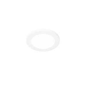 Stropné svietidlo biele 17 cm vrátane LED 3-stupňové stmievateľné IP44 - Steve
