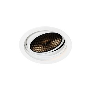 Moderný zapustený reflektor biely nastaviteľný - Coop 111 Honey