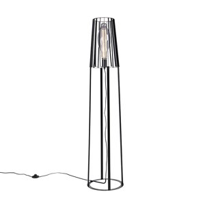 Moderná stojaca lampa čierna - Wieza