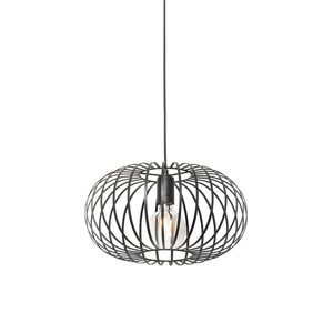 Dizajnová závesná lampa čierna - Johanna