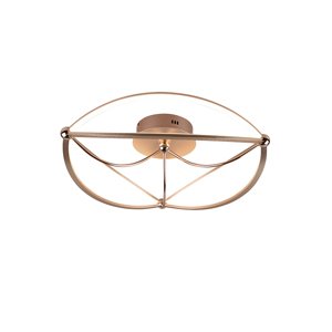 Stropné svietidlo mosadzné 62 cm vrátane LED 3-stupňové stmievateľné - Jacky