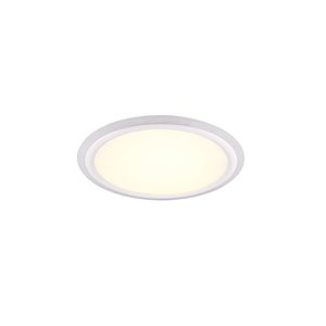 Stropná lampa biela 50 cm vrátane RGB LED diaľkového ovládača - Anke