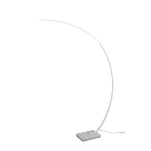 Dizajnová stojaca lampa biela vrátane LED stmievateľná - Dina
