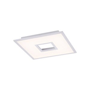 Dizajnové stropné svietidlo biele 45 cm vrátane LED a stmievača RGB - dlaždice