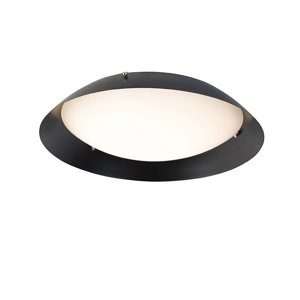 Moderné stropné svietidlo čierne 38 cm vrátane LED - Bjorn