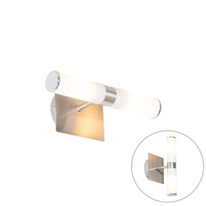 Moderná nástenná lampa do kúpeľne oceľ IP44 2-svetlo - Bath