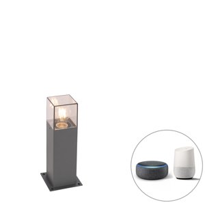 Inteligentná priemyselná vonkajšia stojaca lampa antracit 30 cm vrátane Wifi P45 - Denmark