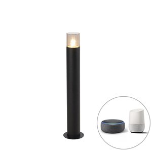 Inteligentné stojace vonkajšie svietidlo čierne 70 cm vrátane Wifi P45 - Odense
