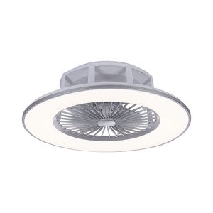 Dizajnový stropný ventilátor sivý vrátane LED 2700 - 5000K - Maki