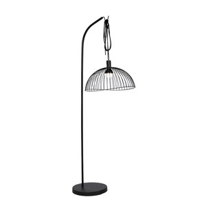 Dizajnová vonkajšia stojanová lampa čierna IP44 vrátane LED RGBW - Mart Pua