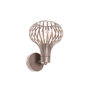 Moderne wandlamp bruin - Saffira