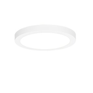 Zapustené alebo povrchové bodové svetlo biele 22 cm vrátane LED 3-stupňové stmievanie do tepla - Trans