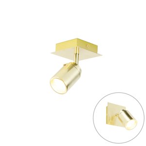 Moderne badkamer spot messing vierkant IP44 - Ducha