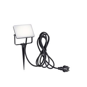Straler zwart 12 cm incl. LED met grondpin IP65 - Klaas