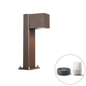 Inteligentná vonkajšia stojaca lampa hrdzavohnedá 30 cm IP44 vrátane Wifi GU10 - Baleno