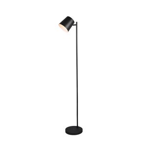 Stojacia lampa čierna nabíjateľná vrátane 4-stupňovej LED stmievateľnej - Mateo