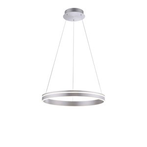Smart hanglamp staal 59 cm met afstandsbediening - Ronith