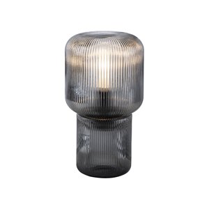 Dizajnová stolná lampa dymové sklo - Zonat