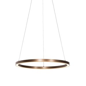Závesné svietidlo bronzové 60 cm vrátane LED 3-stupňovo stmievateľné - Girello