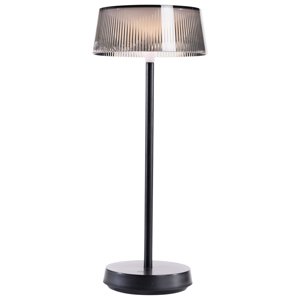 Vonkajšia stolná lampa čierna vrátane LED s dotykovým stmievačom IP44 - Sammi