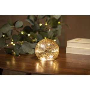 Tafellamp goud 20cm incl. LED - Lua