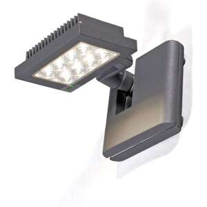 Opton Flood Light grafit s teplou bielou LED