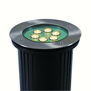 Príkon LED diódy 6 x 1 W.