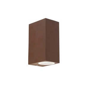Priemyselná nástenná lampa hrdzavohnedá 2-svetlá IP44 - Baleno