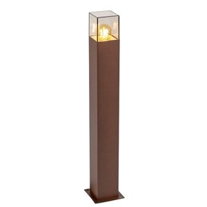 Priemyselná stojaca vonkajšia lampa 70 cm hrdzavohnedá IP44 - Dánsko