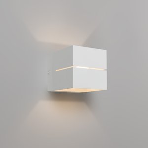 Moderná nástenná lampa biela 9,7 cm - Transfer Groove