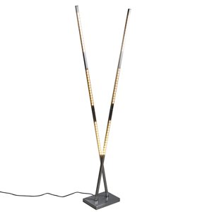 Stojaca lampa Stripe 2 oceľ