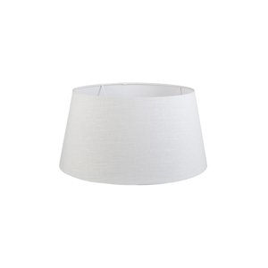 Ľanové tienidlo biele okrúhle kužeľové 50/40/26