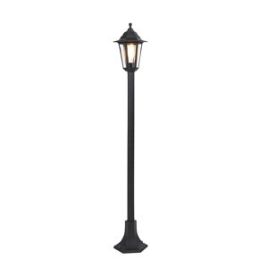 Klasický lampáš čierny IP44 - New Haven