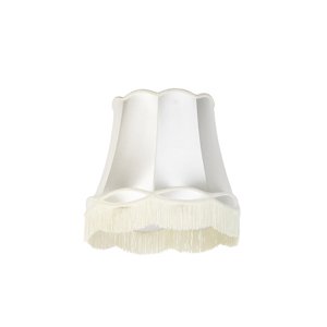 Hodvábny tienidlo krémové 45 cm - Granny