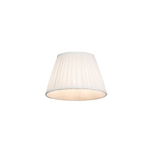 Tienidlo na lampy Plisse biele 25 / 16,5 cm