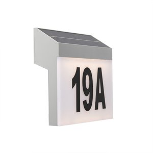 Vonkajšia lampa zapustená LED na solárnu energiu s PIR IP44
