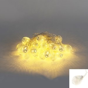 Vianočné svetlá strunové svetlo Drop 20 teplá biela LED 3,8 metra